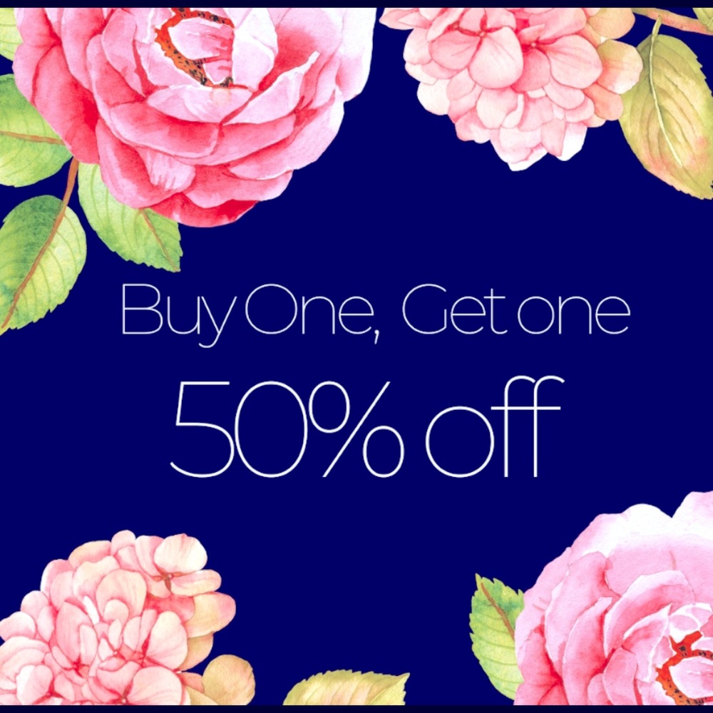 ALL DRESSES BOGO 50% OFF